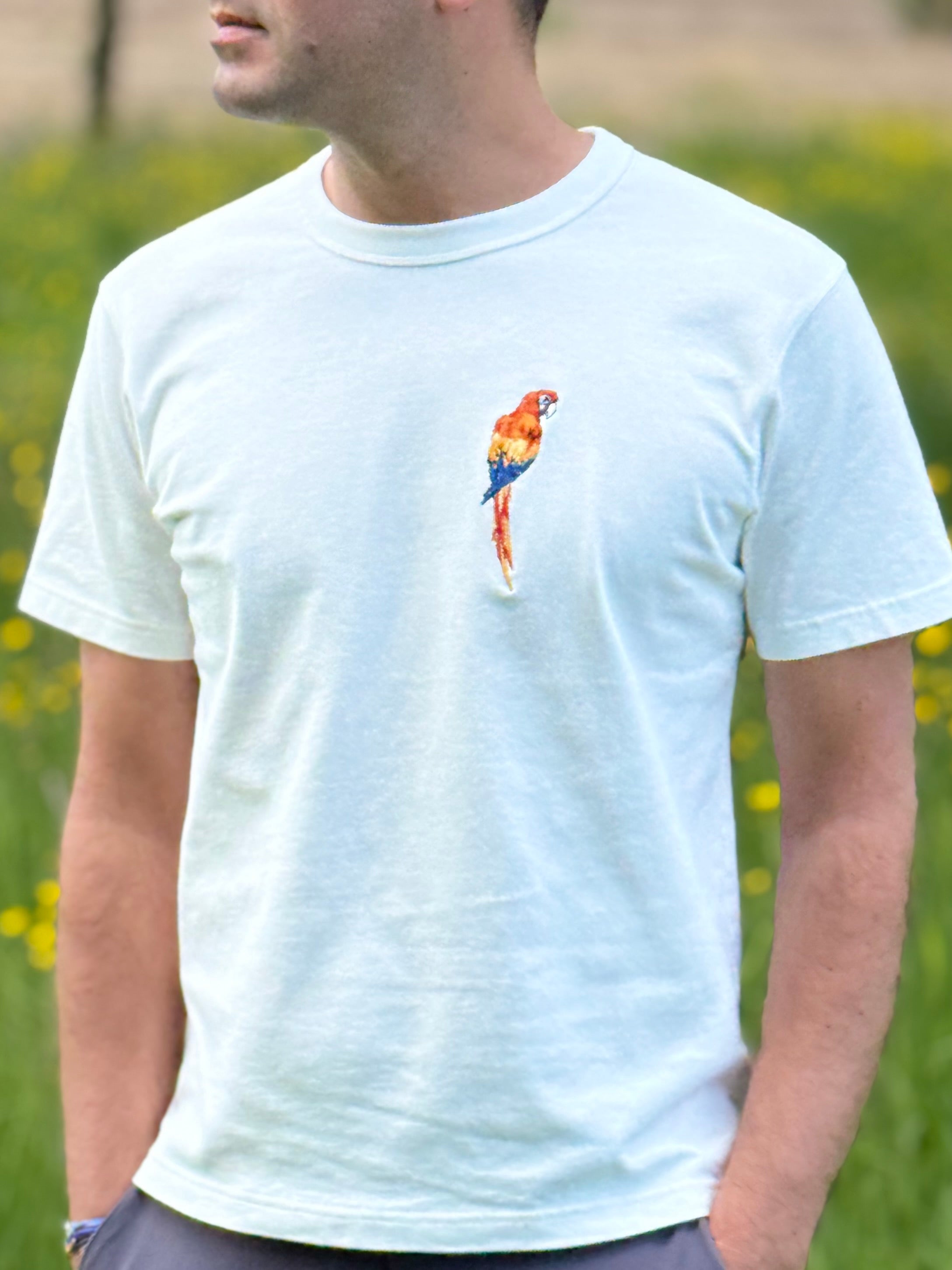 T-shirt brodé Ara Macao