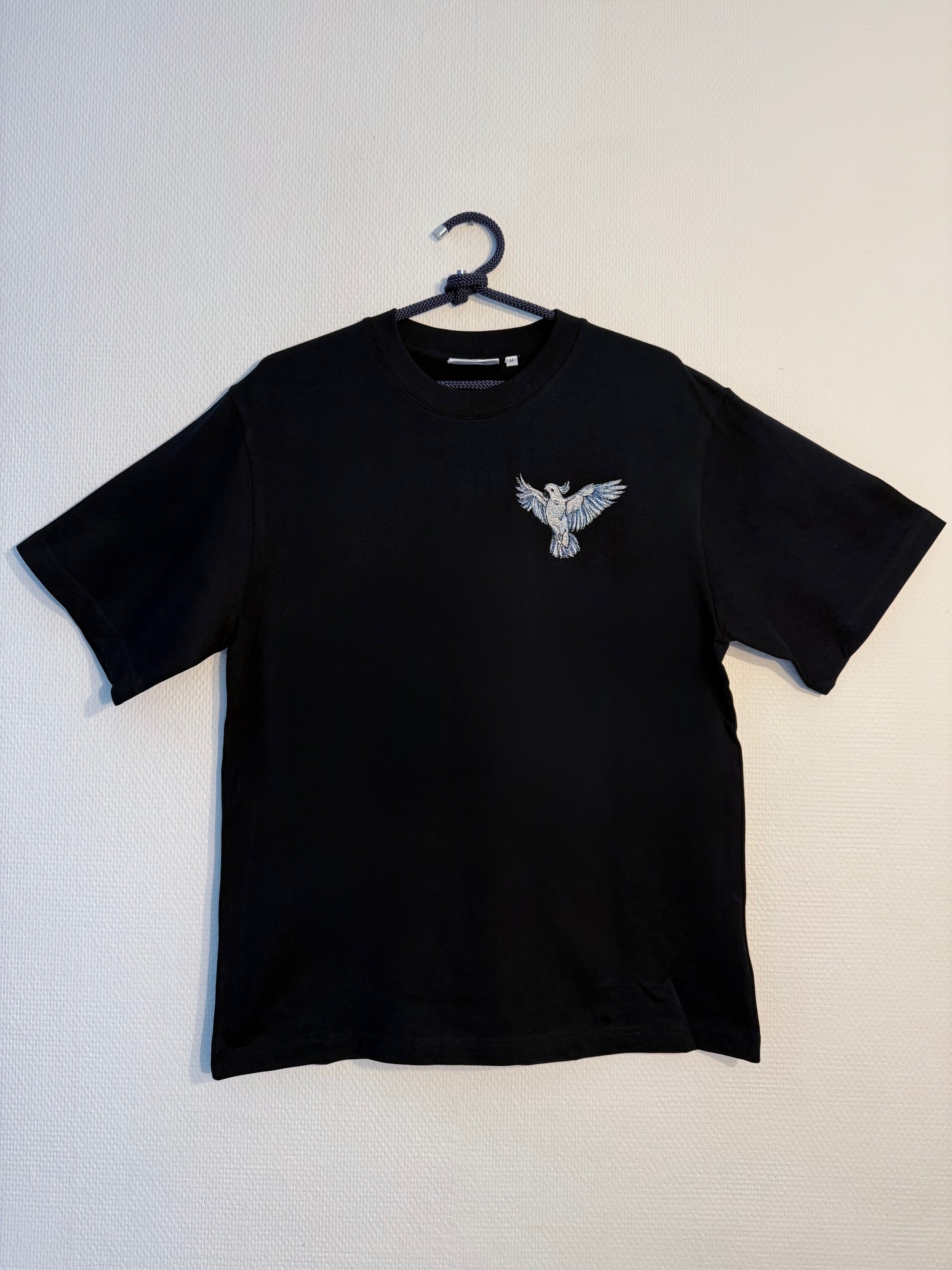 T-shirt brodé Le Cacatoès Bleu