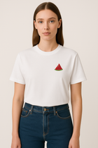 T-shirt brodé – Fruit du Démon Pastèque