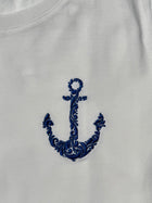 “Baroque Anchor” embroidered T-shirt
