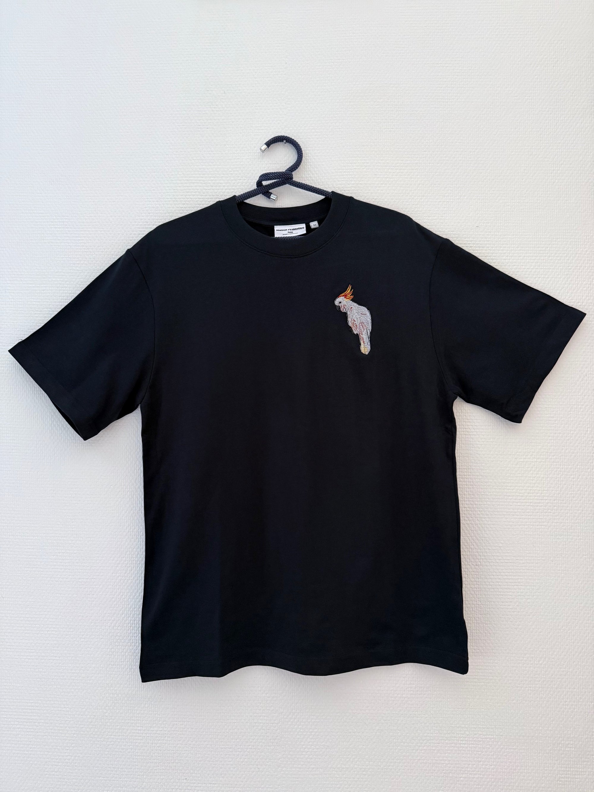 Embroidered T-shirt The Sulphur-crested Cockatoo