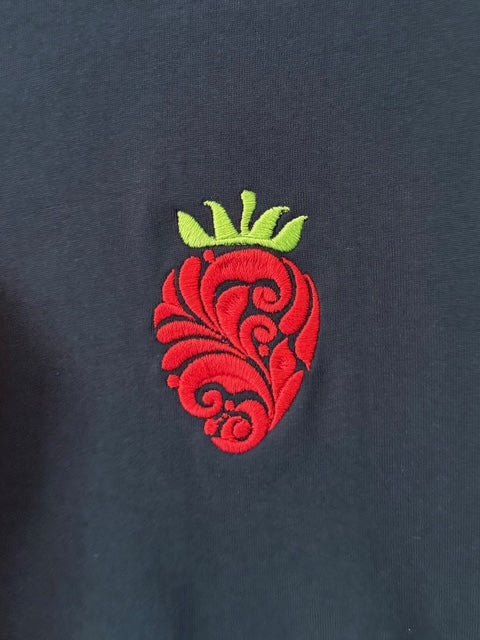 T-shirt brodé – Fruit du démon Fraise
