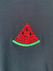 T-shirt brodé – Fruit du Démon Pastèque