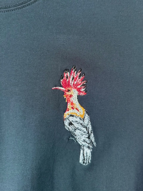 T-shirt brodé La Huppe Fasciée
