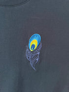 Embroidered T-shirt – Peacock Feather