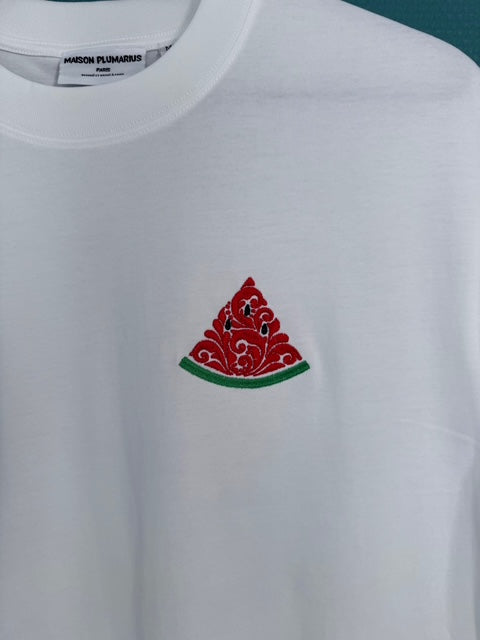T-shirt brodé – Fruit du Démon Pastèque