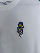 Embroidered T-shirt – Peacock Feather
