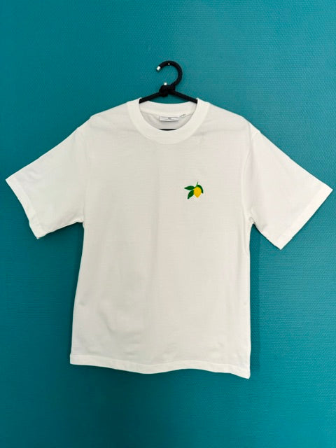 T-shirt brodé Citron – Édition Été 2025